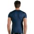 NEK - Haut homme bleu résille à lacets noir - L