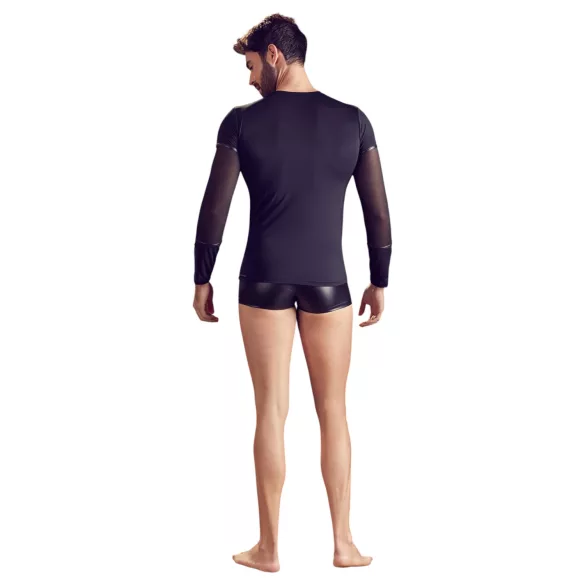NEK - Haut homme manches longues croisé (noir)