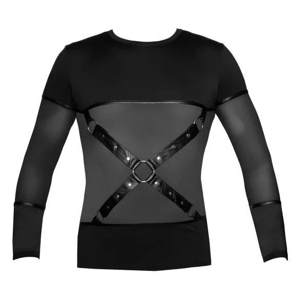 NEK - Haut homme manches longues croisé (noir)