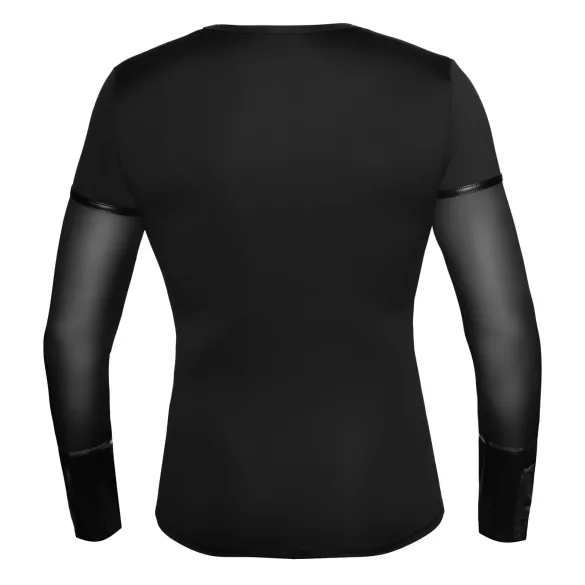 NEK - Haut homme manches longues croisé (noir) - XL