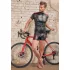 NEK - haut homme zippé - insert rouge - noir - M