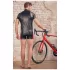 NEK - haut homme zippé - insert rouge - noir - M