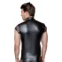 Haut homme en maille noire et cloutée NEK