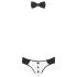 Svenjoyment - string homme serveur - ensemble costume - noir blanc - L
