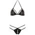 Cottelli - Ensemble dentelle noire ouvert - XL