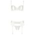 Abierta Fina - Soutien-gorge trio - dentelle transparente