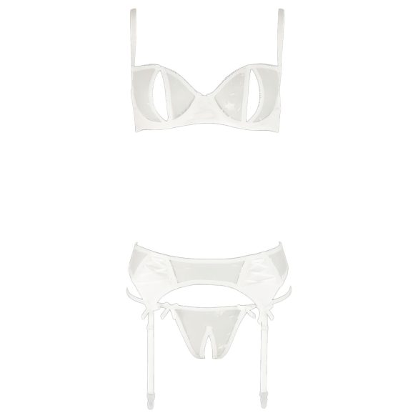 Abierta Fina - Soutien-gorge trio - dentelle transparente - 85B/L