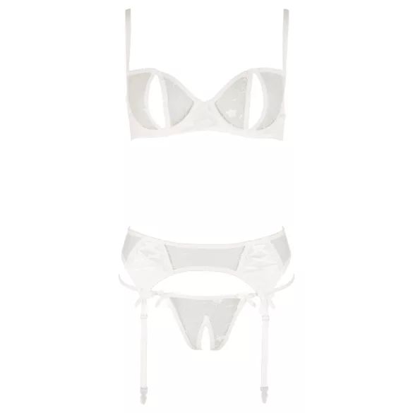 Abierta Fina - Soutien-gorge trio - dentelle transparente - 85B/L