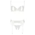 Abierta Fina - Soutien-gorge trio - dentelle transparente - 85B/L