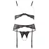 Abierta Fina - ensemble lingerie perles et dentelle - M