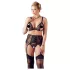 Cottelli Plus Size - Ensemble lingerie grande taille - dentelle noire - XXXXL