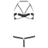 Cottelli - Ensemble soutien-gorge anneaux métal - noir - 80B/M