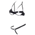 Cottelli - Ensemble soutien-gorge anneaux métal - noir - 80B/M