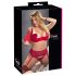 Cottelli Plus Size - ensemble lingerie modulable - grande taille - rouge - 95E/2XL