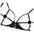 Abierta Fina - Ensemble soutien-gorge dentelle scintillante (noir) - M