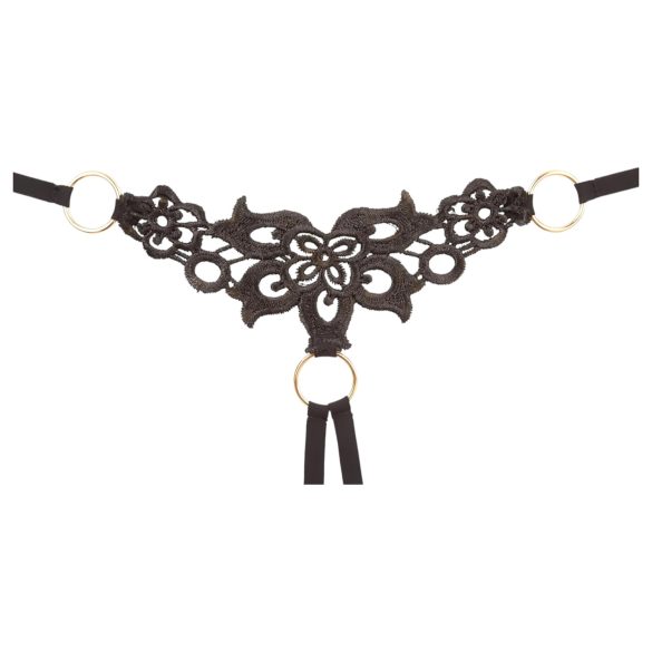 Cottelli - ensemble soutien-gorge brodé scintillant - noir