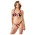 Cottelli - ensemble soutien-gorge ouvert à anneaux métal - rouge - M/L