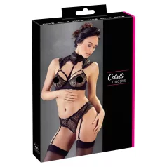   Cottelli - ensemble soutien-gorge dentelle col (noir) - 80B/M