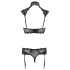 Cottelli - ensemble soutien-gorge dentelle col (noir) - 75C/S