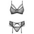 Obsessive - ensemble lingerie avec strass - noir