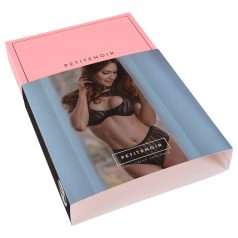   Petite Noir Exclusive - ensemble de soutien-gorge rayé (noir)