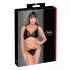 Cottelli - ensemble soutien-gorge dentelle transparent (noir) - M