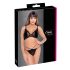 Cottelli - Ensemble soutien-gorge transparent en dentelle (noir) - L