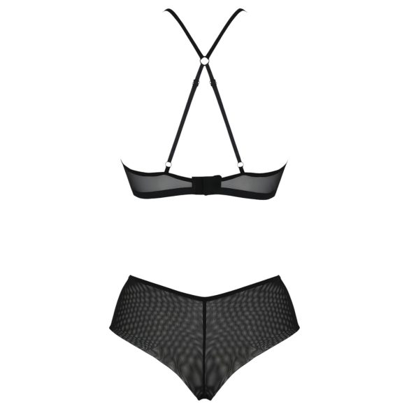 Ensemble Bikini Dentelle Éco Kerria - Passion (noir)