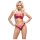 Cottelli Party - ensemble soutien-gorge effet brillant - rouge