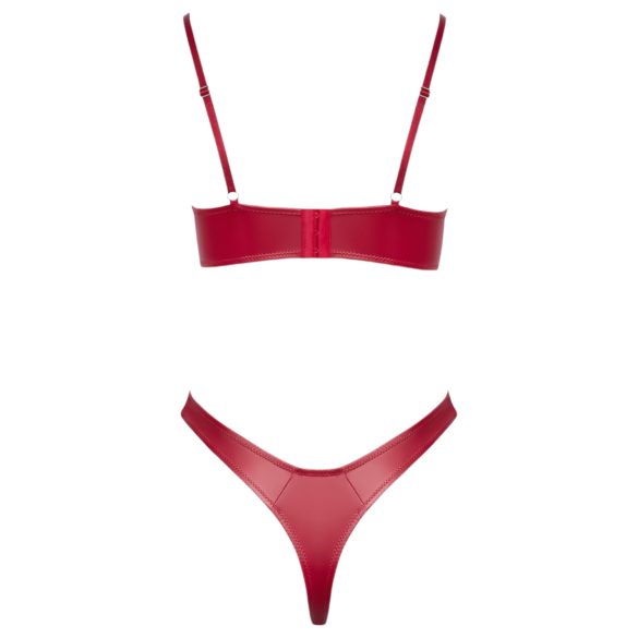 Cottelli Party - ensemble soutien-gorge effet brillant - rouge - 80B/M