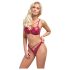 Cottelli Party - ensemble soutien-gorge effet brillant - rouge - 85B/L