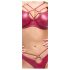 Cottelli Party - ensemble soutien-gorge effet brillant - rouge - 85B/L