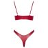 Cottelli Party - ensemble soutien-gorge effet brillant - rouge - 85B/L