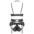 Obsessive Alessya - Ensemble de lingerie dentelle (noir) - M/L