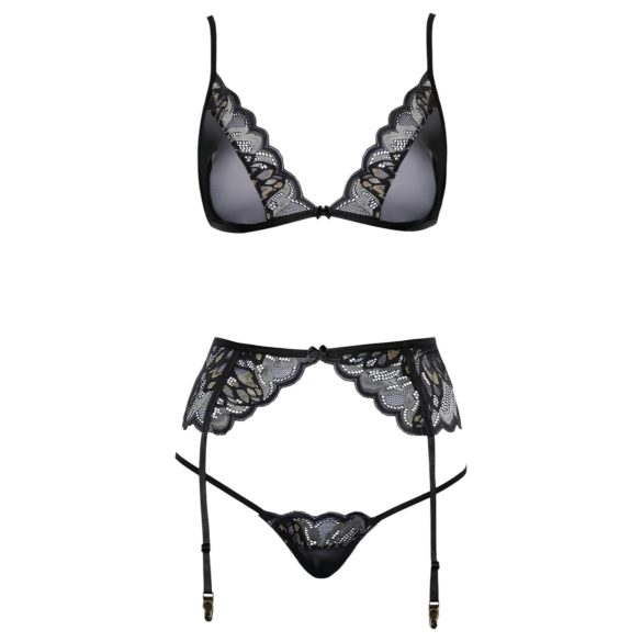 Kissable - ensemble lingerie (noir) - L/XL