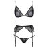 Kissable - ensemble lingerie (noir) - L/XL