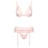 Kissable - ensemble lingerie dentelle - rose