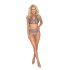 Kissable - ensemble lingerie dentelle - violet - L/XL