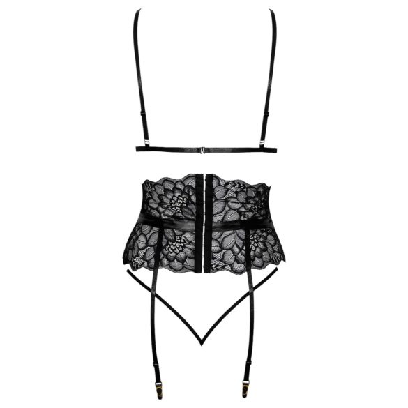 Kissable - Ensemble soutien-gorge à bretelles (noir)