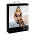 Ensemble Soutien-Gorge Dentelle Ouvert Fina (Noir) - L