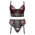 Cottelli - Ensemble lingerie grande taille - soutien-gorge - rouge - 90C/XL
