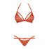 Obsessive - ensemble soutien-gorge en dentelle à lanières - rouge - L/XL