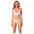 Obsessive - Ensemble soutien-gorge dentelle - blanc - M/L