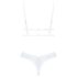 Obsessive - Ensemble soutien-gorge dentelle - blanc - M/L