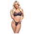 Cottelli Party - ensemble soutien-gorge lacé - noir - 85C/L