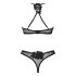 Obsessive - ensemble soutien-gorge - dentelle noire - M/L