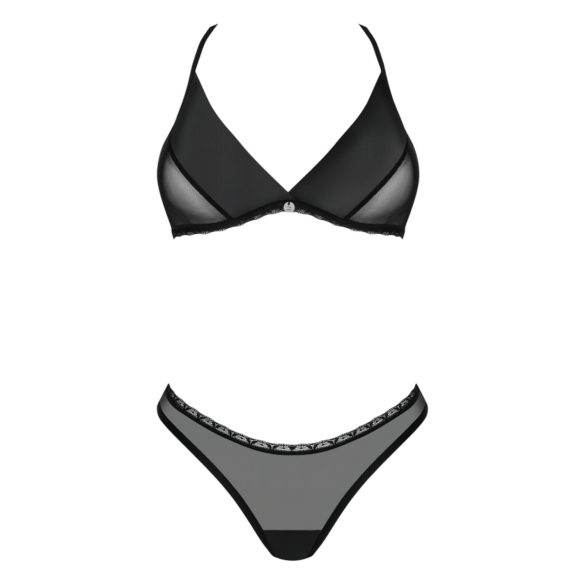 Obsessive - ensemble soutien-gorge - dentelle noire - XL/XXL