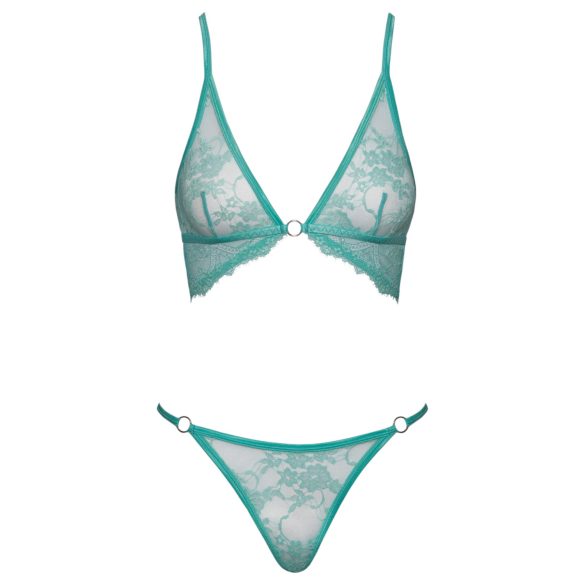 Cottelli - ensemble lingerie dentelle - vert
