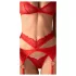 Obsessive Cupid Desir - ensemble lingerie dentelle - rouge - L/XL