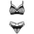 Obsessive - ensemble soutien-gorge à sangles - noir